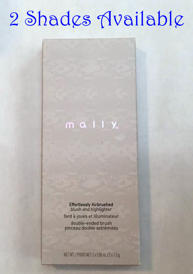 Mally Effortlessly Airbrushed Blush & Highlighter 2 x 0.05 oz + Brush 14542