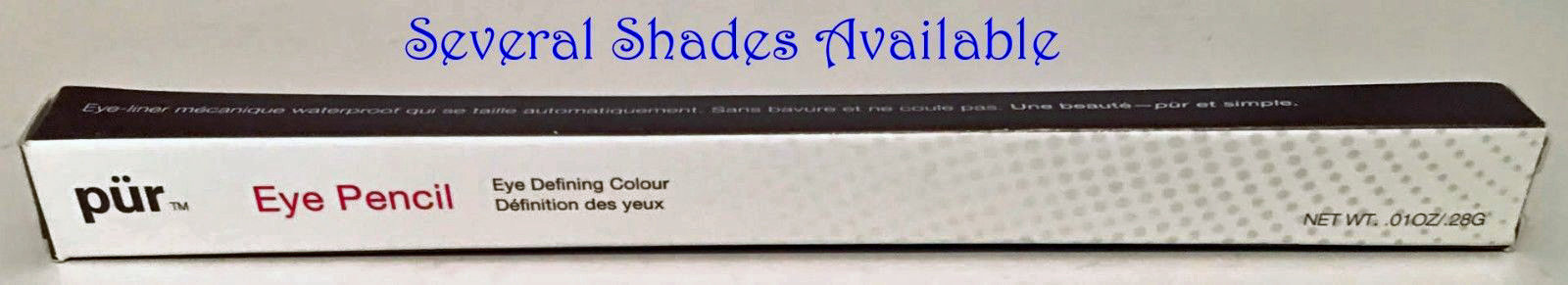 Pur Minerals Eye Defining Eye Pencil with Smudge Tip .01 oz (Several Shades) 14571