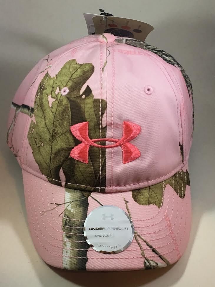 Under Armour Women's Pink Realtree AP Camo/Perfection UA Snap Back Cap