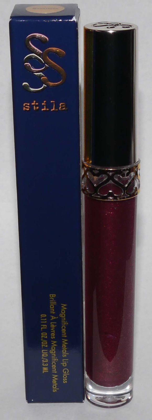 Stila Magnificent Metals Lip Gloss 0.11 oz -Garnet 14537