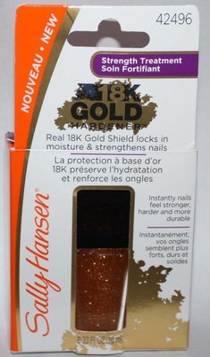 Sally Hansen 18K Gold Nail Hardener #42496 .33 oz Sally Hansen 18K Gold Nail Hardener #42496 .33 oz