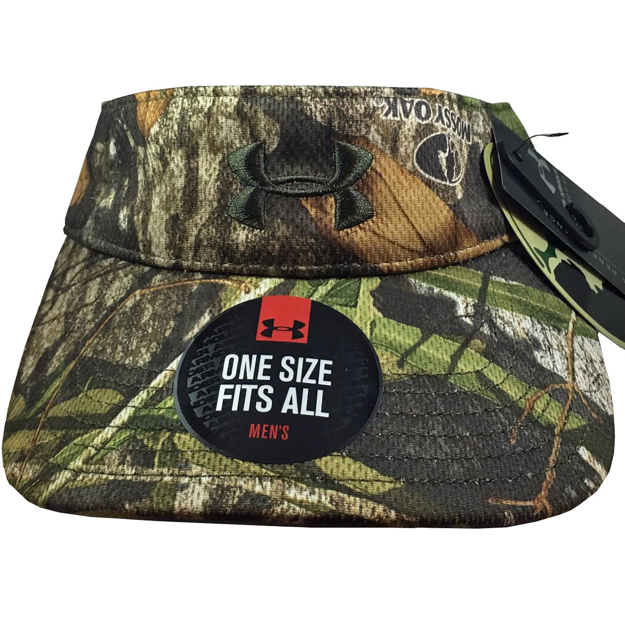 Under Armour Approach Men's Mossy Oak Camo/Dark Green UA Visor 14655