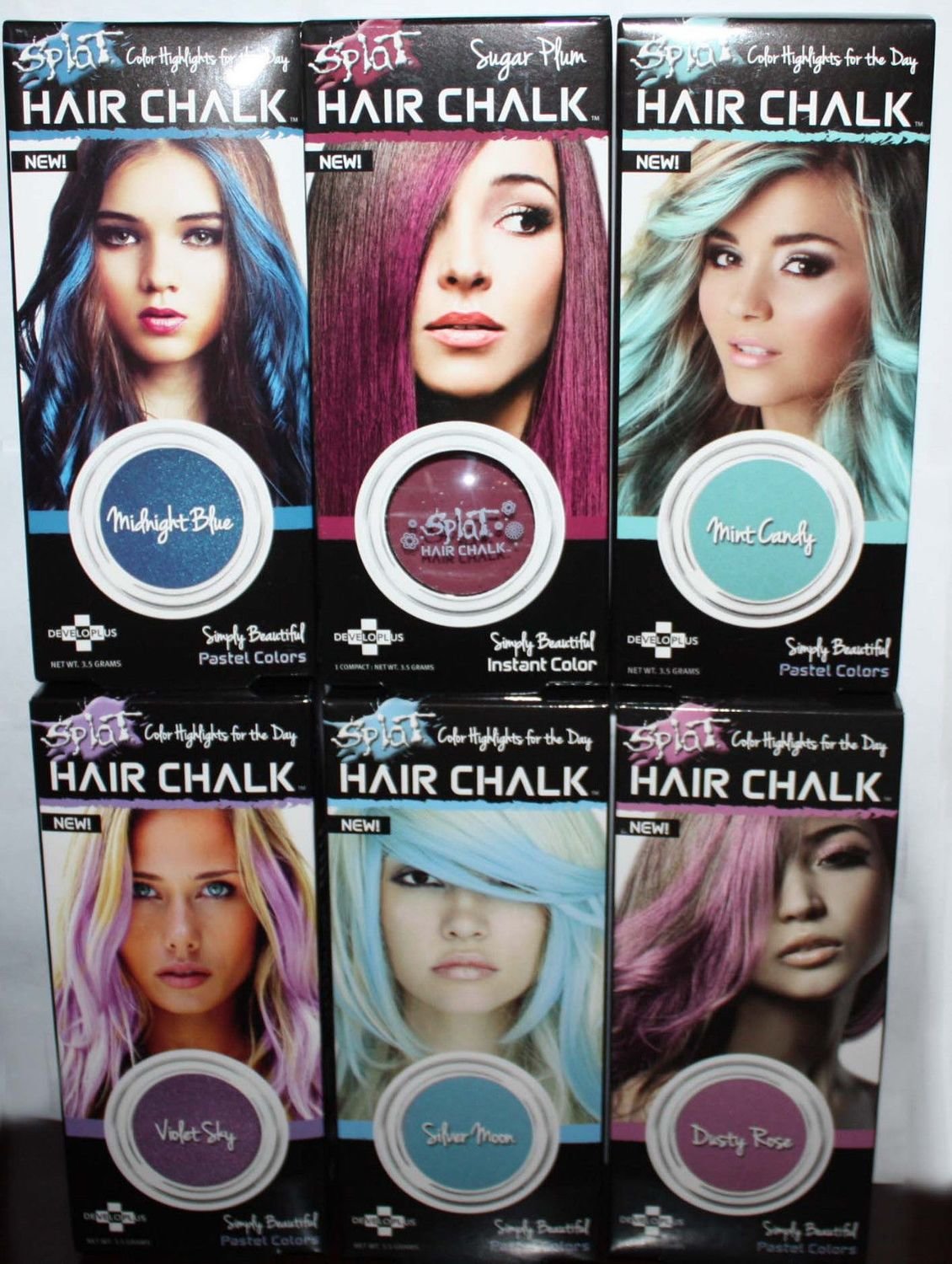 Splat Hair Chalk 0 12 Oz Several Colors