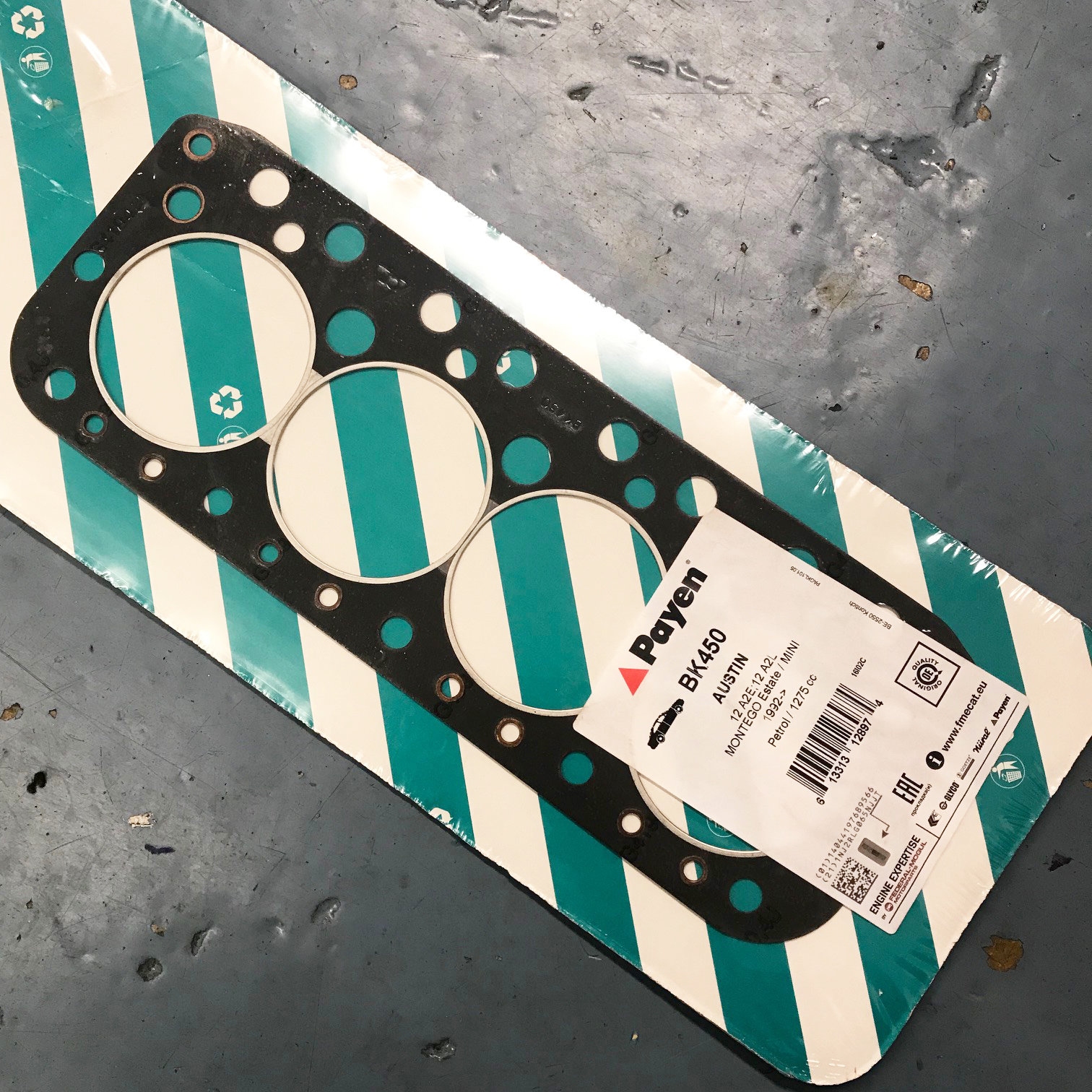 Payen BK450 head gasket 1275cc A-series ENA100