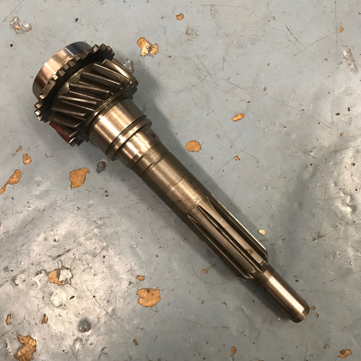 Volvo M40 1st motion shaft 19 tooth (used) 380136 TRV203B