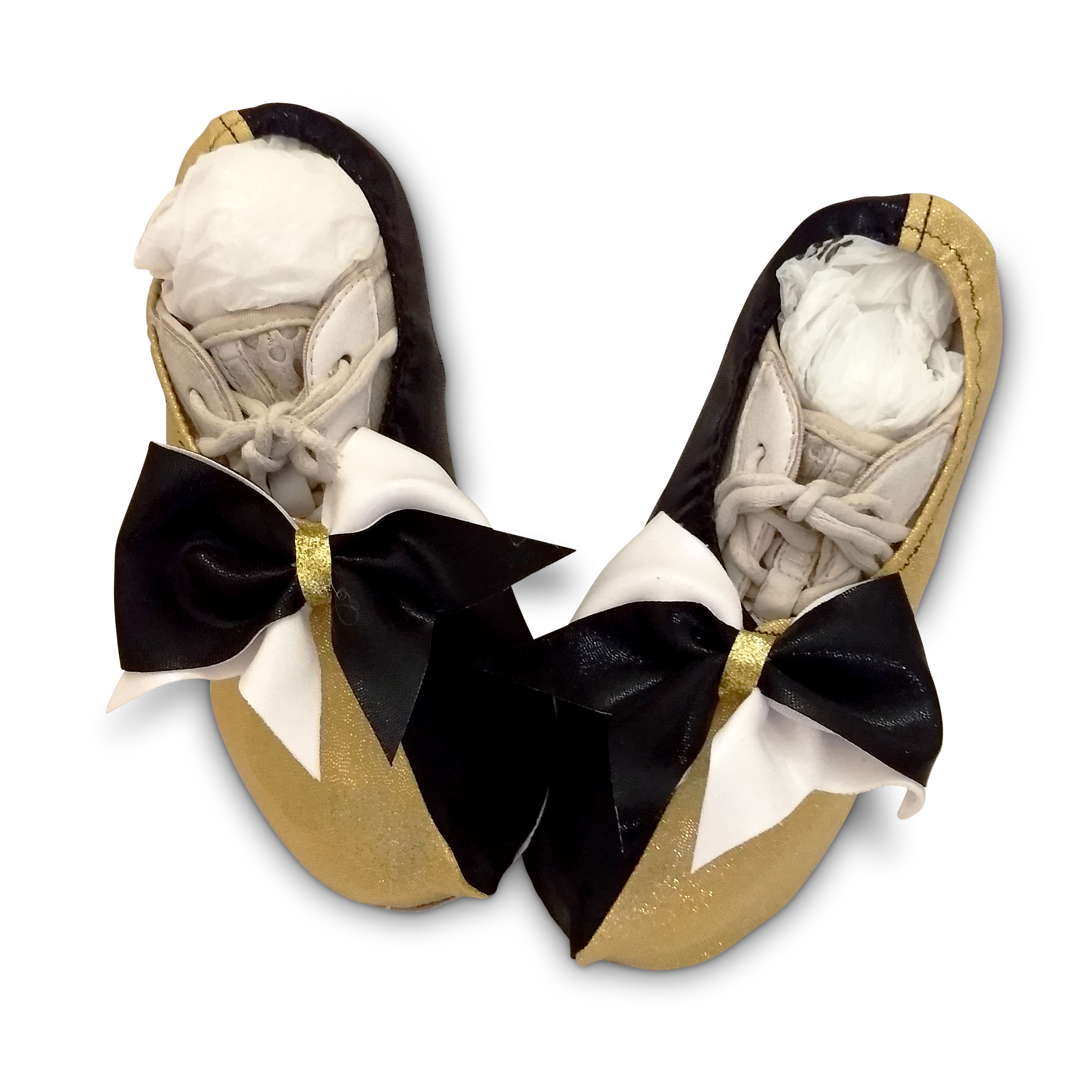 Two Tone Cheer Shoe Covers