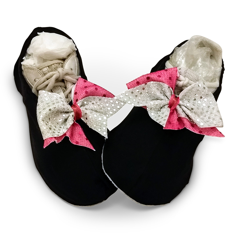 Basic Black Shouter Wear Cheer Shoe Covers
