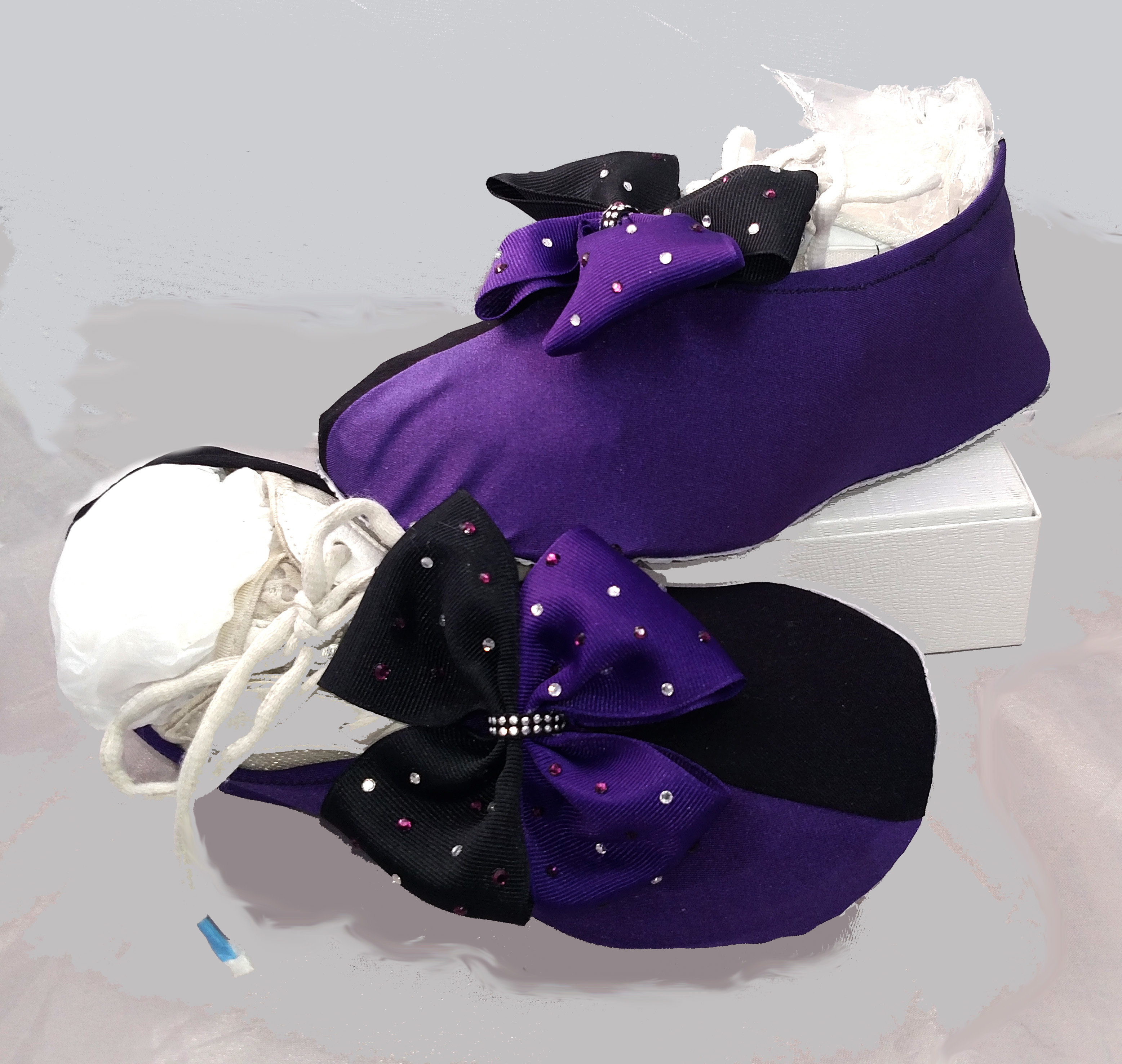 Two Tone Cheer Shoe Covers SW-CLR