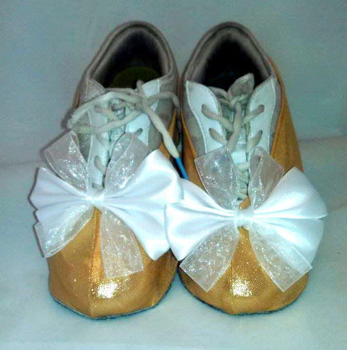 Mystique Shine Cheer Shoe Covers