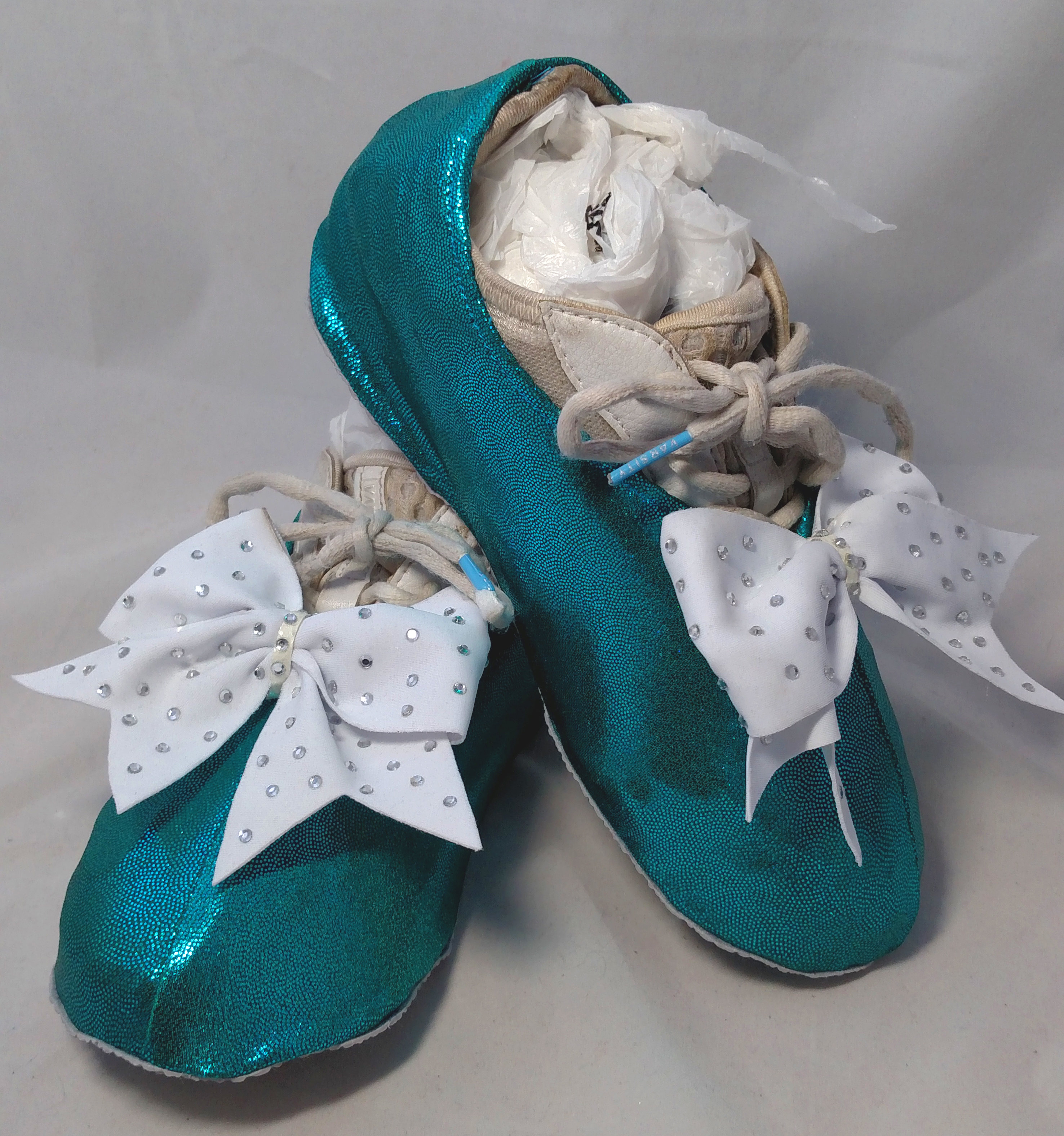 Mystique Shine Cheer Shoe Covers