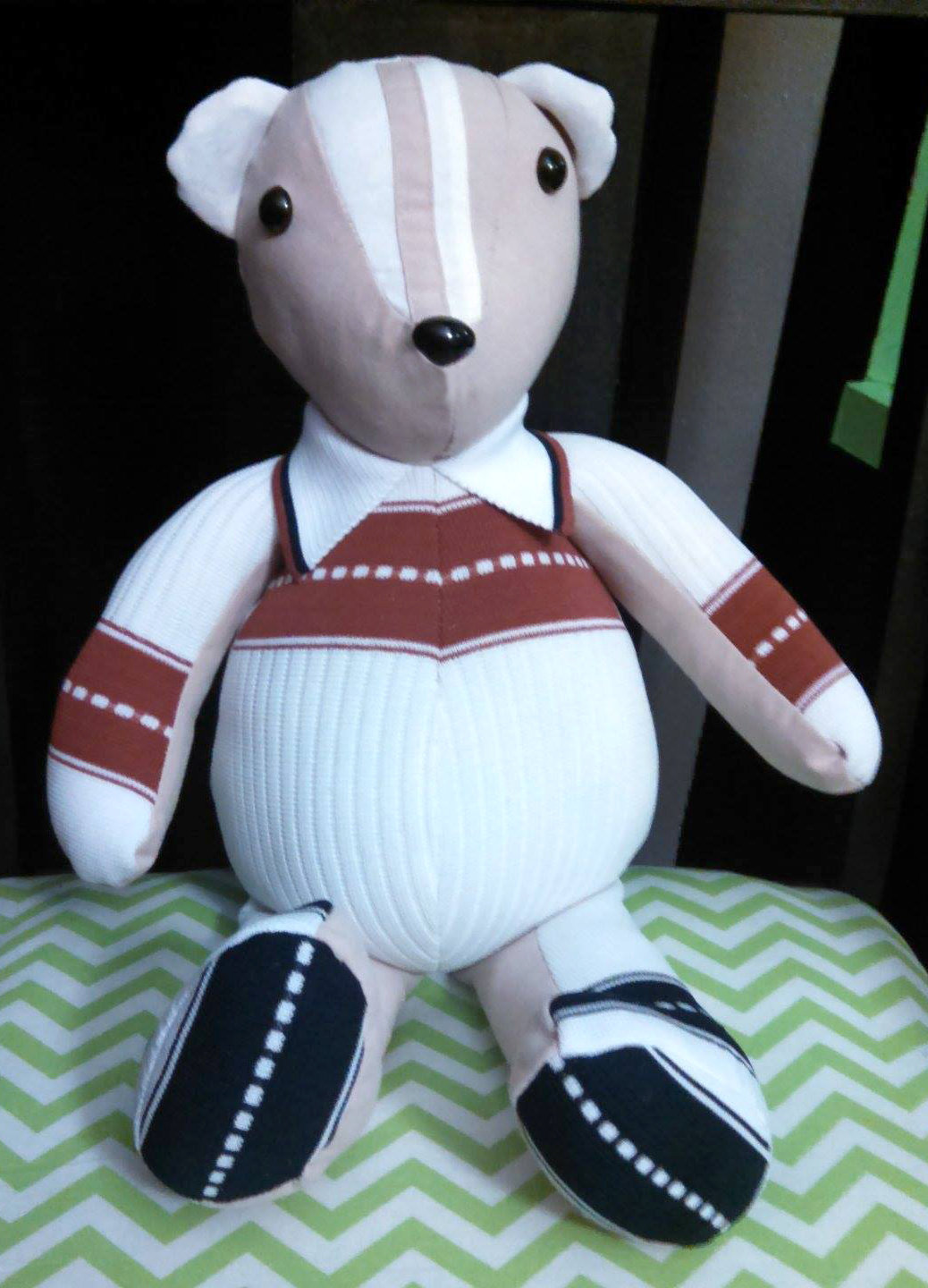 Made from "grandpa's sweaters"