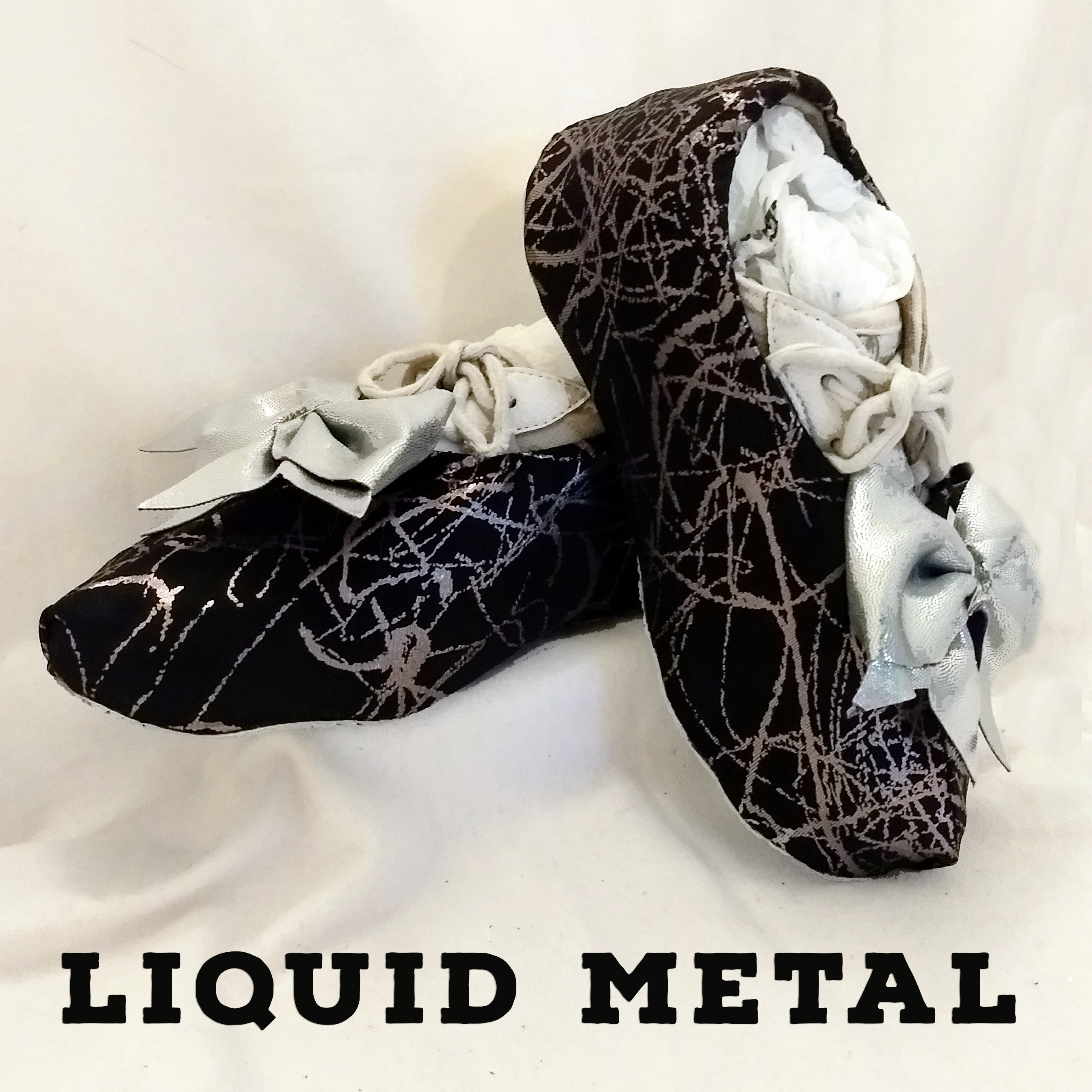 Liquid Metal Cheer Shoe Covers SW-LQM