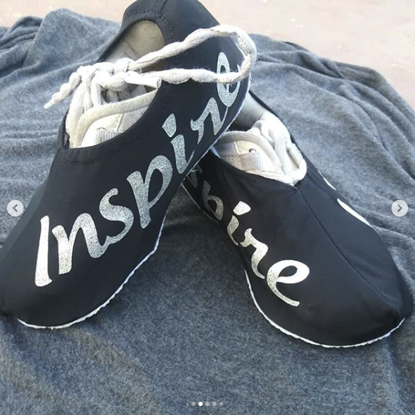 Inspired by YOU Cheer Shoe Covers