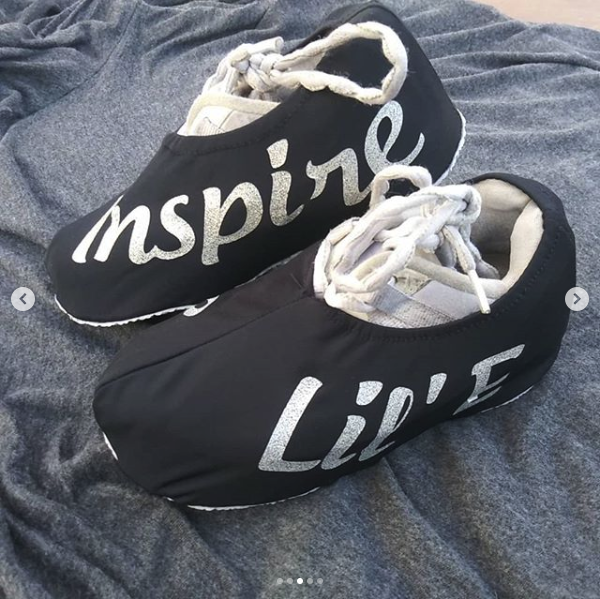 Inspired by YOU Cheer Shoe Covers