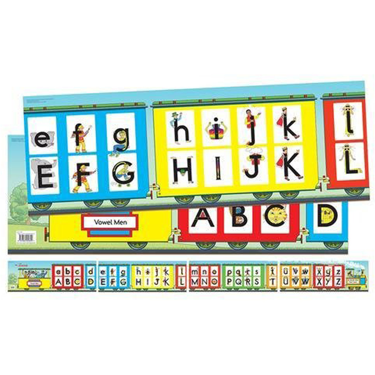 Class Train Frieze (Плакат с алфавитом в виде поезда) Class Train Frieze (Плакат с алфавитом в виде поезда)
