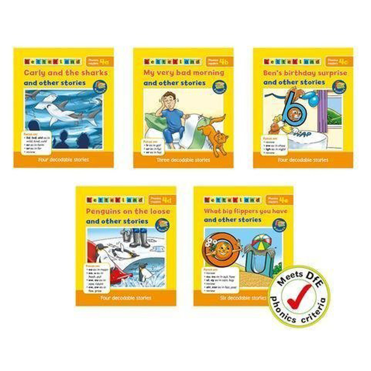 Phonics Readers Set 4 (5 книг/21 история) Phonics Readers Set 4 (5 книг/21 история)