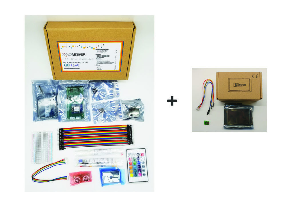 IOT Development and Sensors Kit with 3.2" HMI IOTKit32