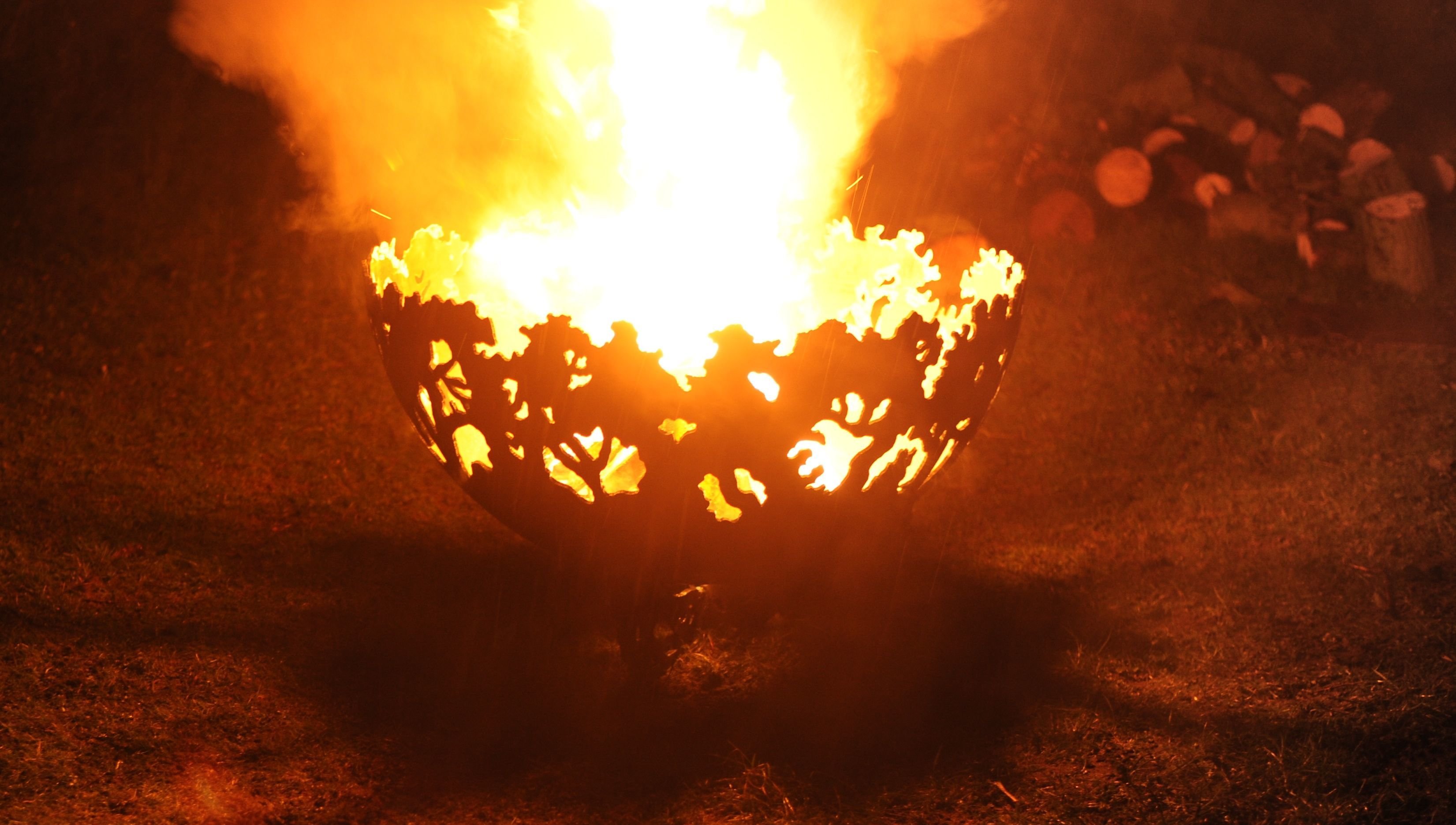 650mm Forest Themed Firepit Bowl