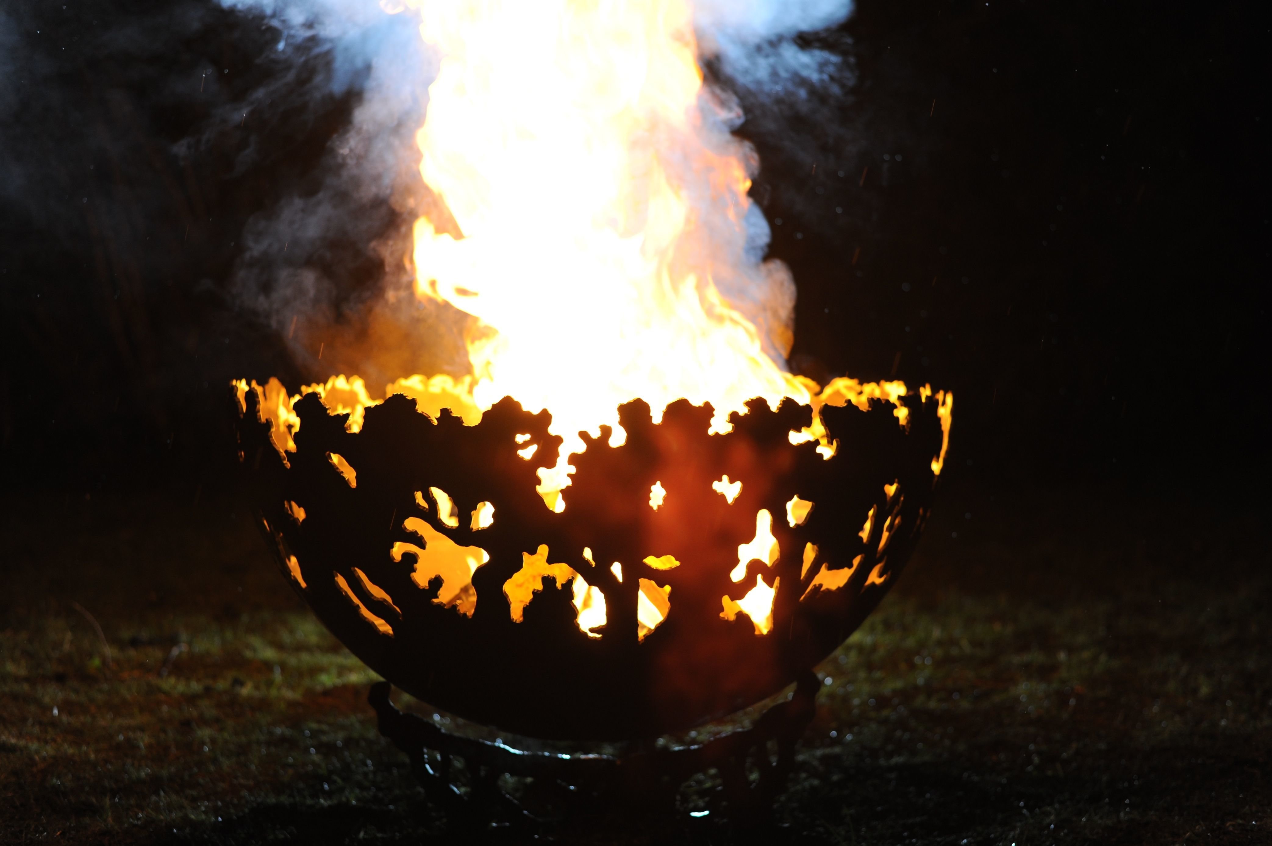 800mm Forest Themed Firepit Bowl 800ForestBowlOL