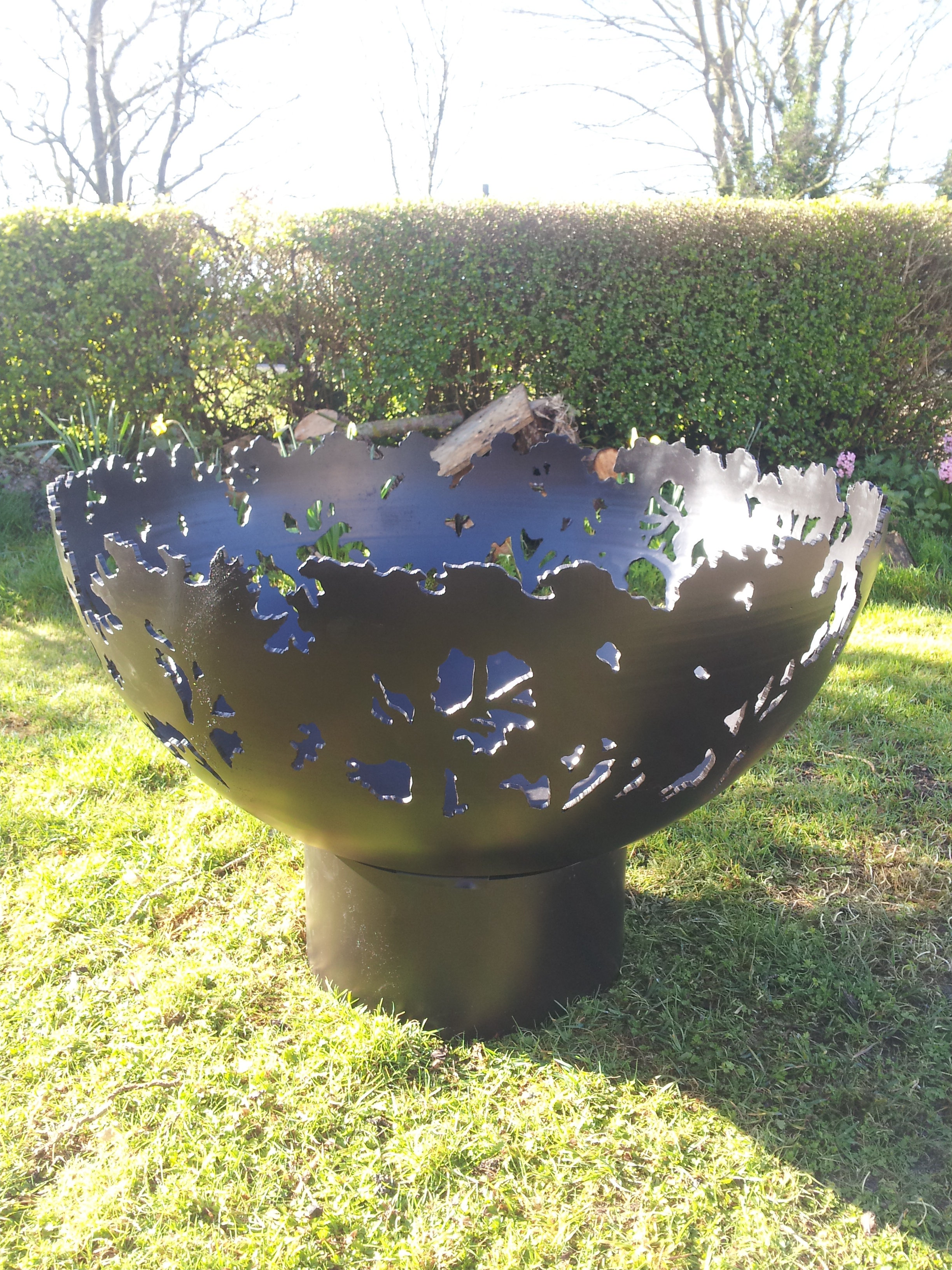 800mm Forest Themed Firepit Bowl