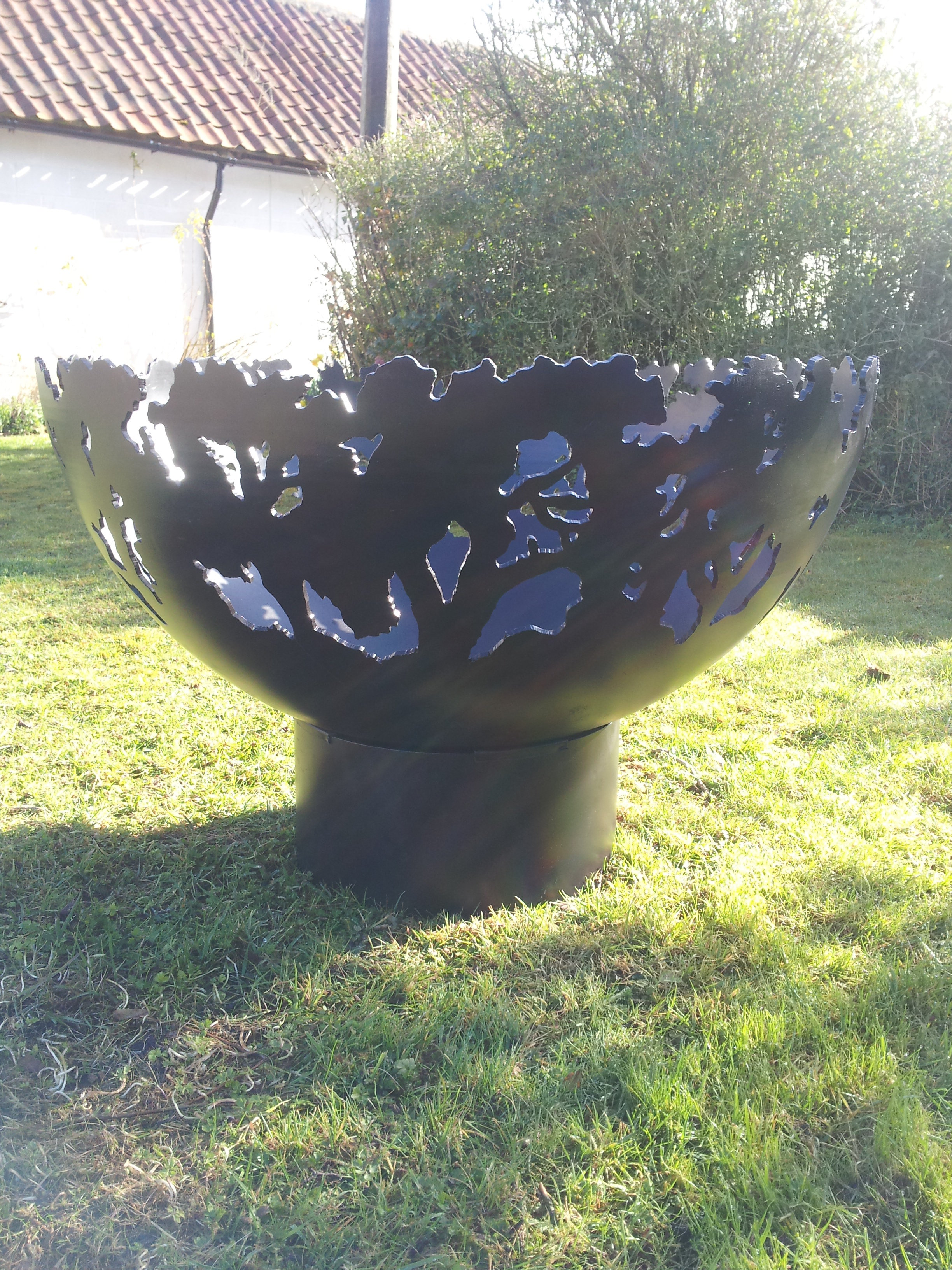 800mm Forest Themed Firepit Bowl