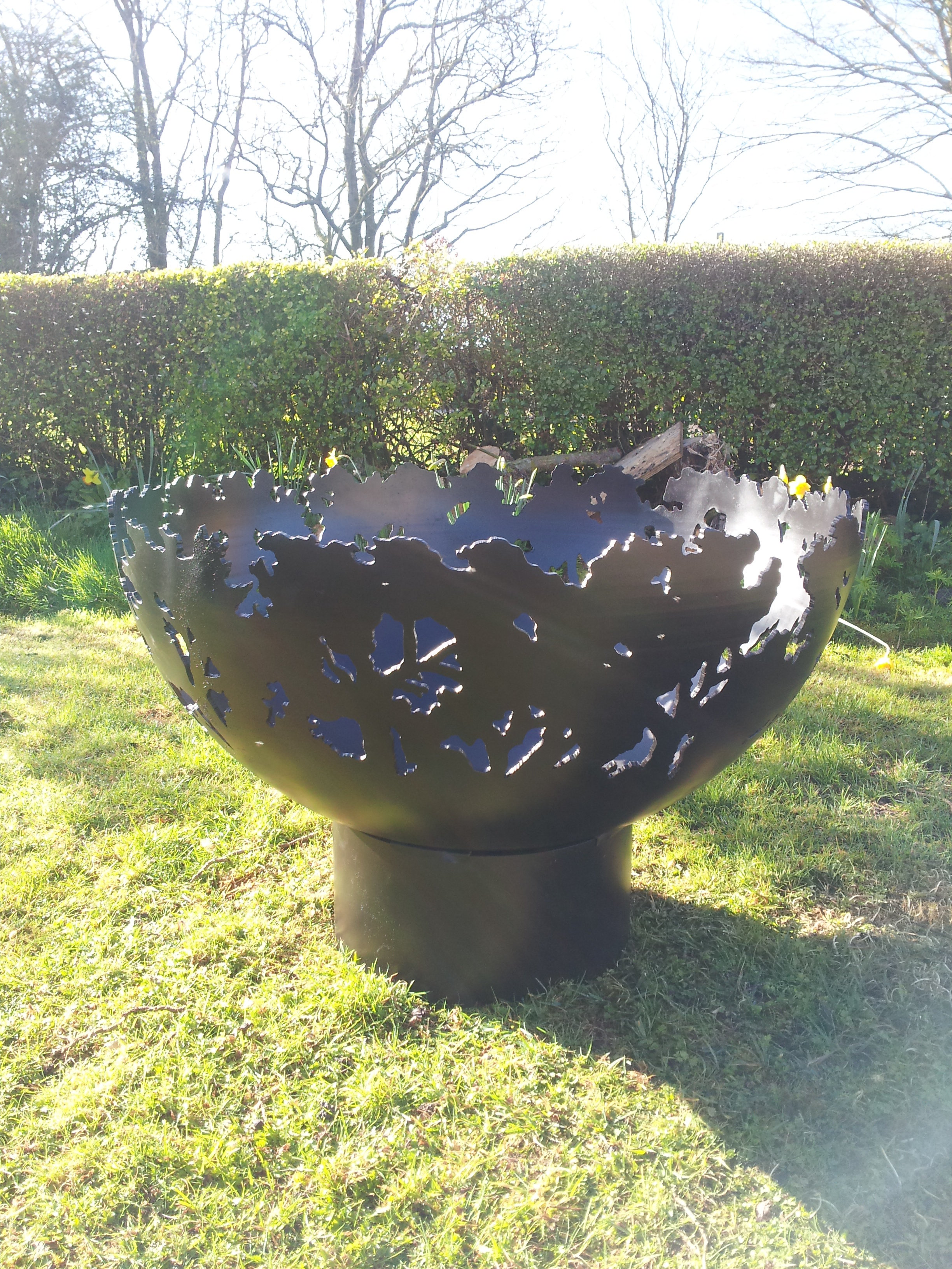 900mm Forest Themed Firepit Bowl