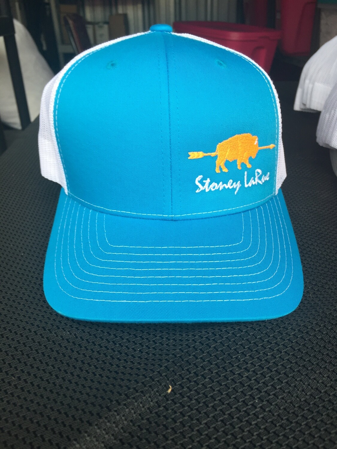 Blue & Orange Buffalo Snapback Stoney LaRue Hat Blue & Orange Buffalo Snapback Stoney LaRue Hat