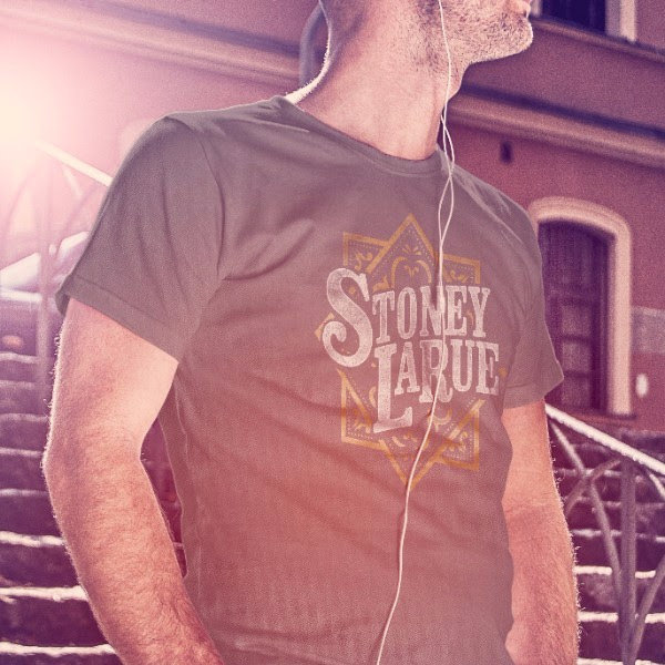 Men's T-Shirt: Stoney LaRue Leather Pattern Logo T-Shirt