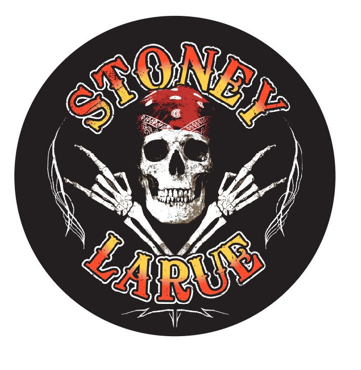 Stoney LaRue Skull Sticker SkullBandanaSticker_BIN002