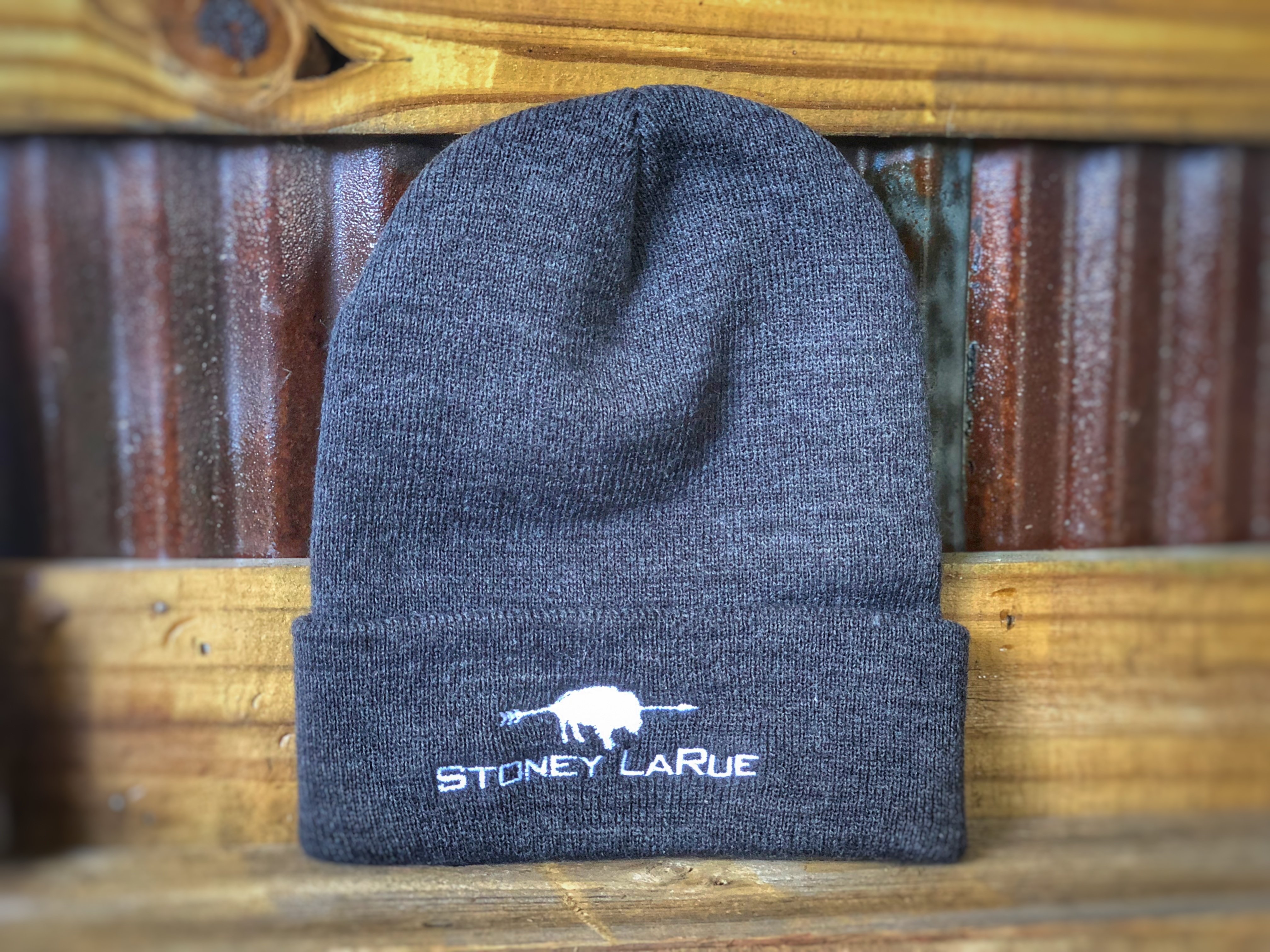 Stoney LaRue Beanie (Standard, Available in Gray or Dark Gray)