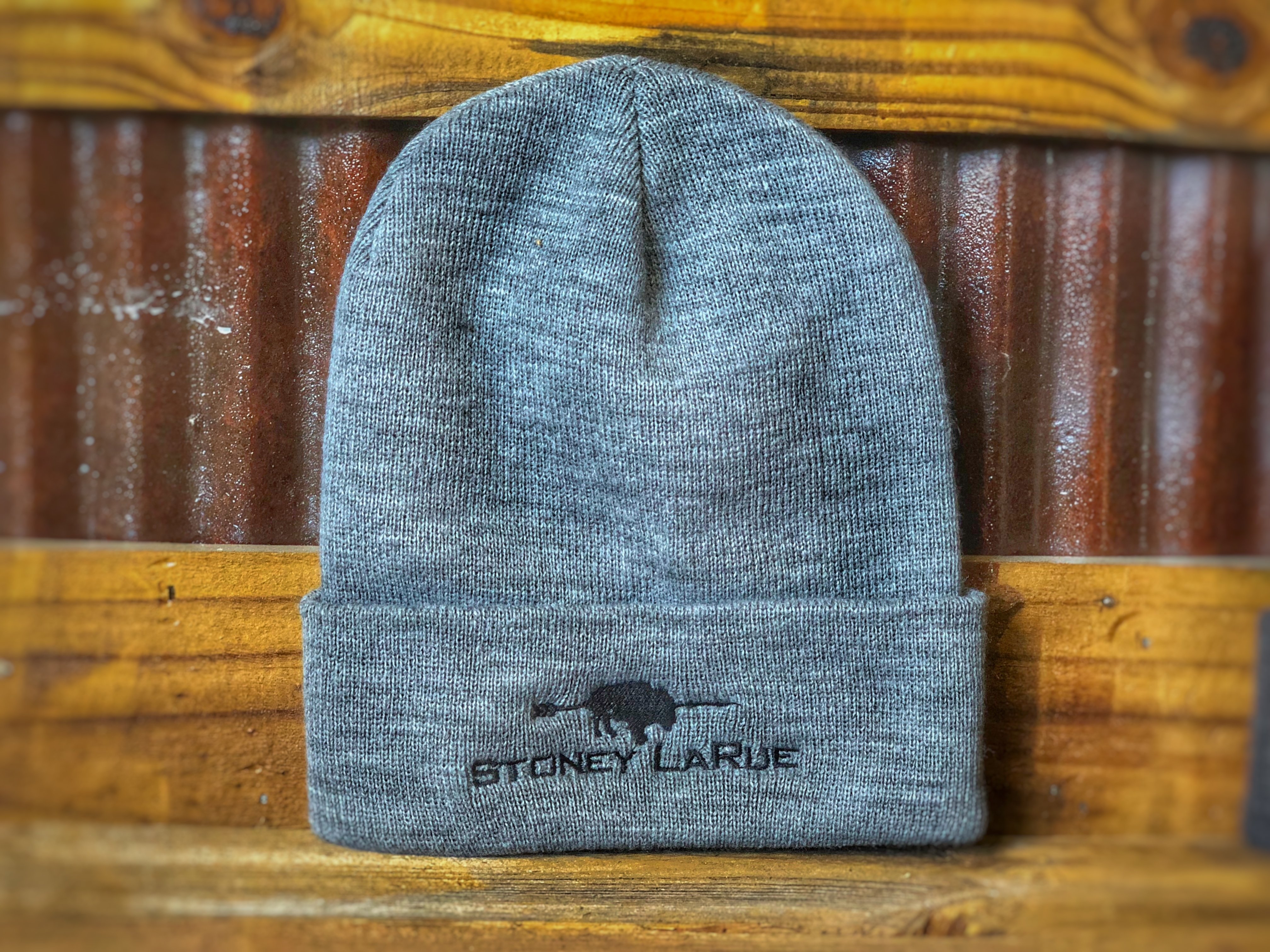 Stoney LaRue Beanie (Standard, Available in Gray or Dark Gray)