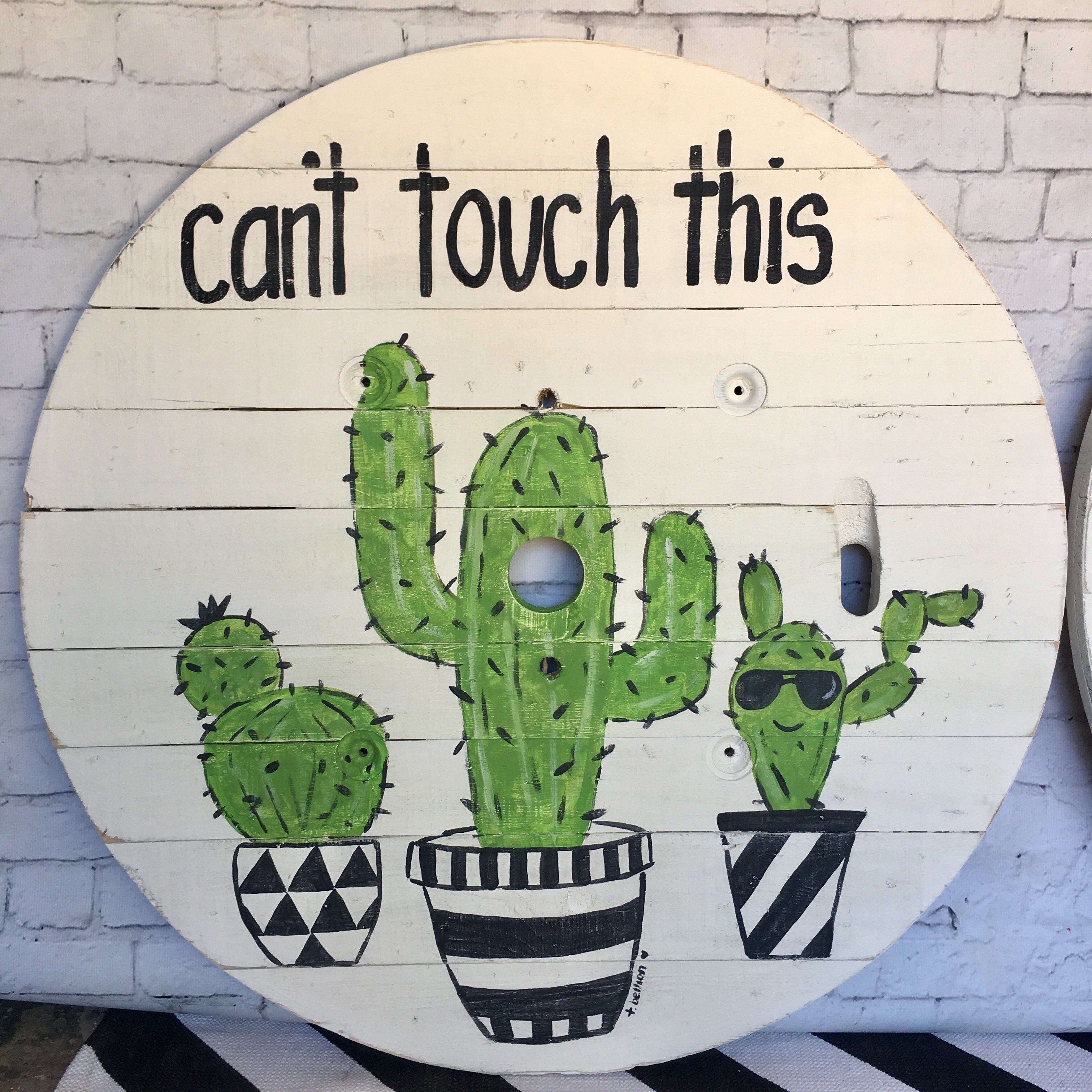 Custom Cable Spool Wall Art