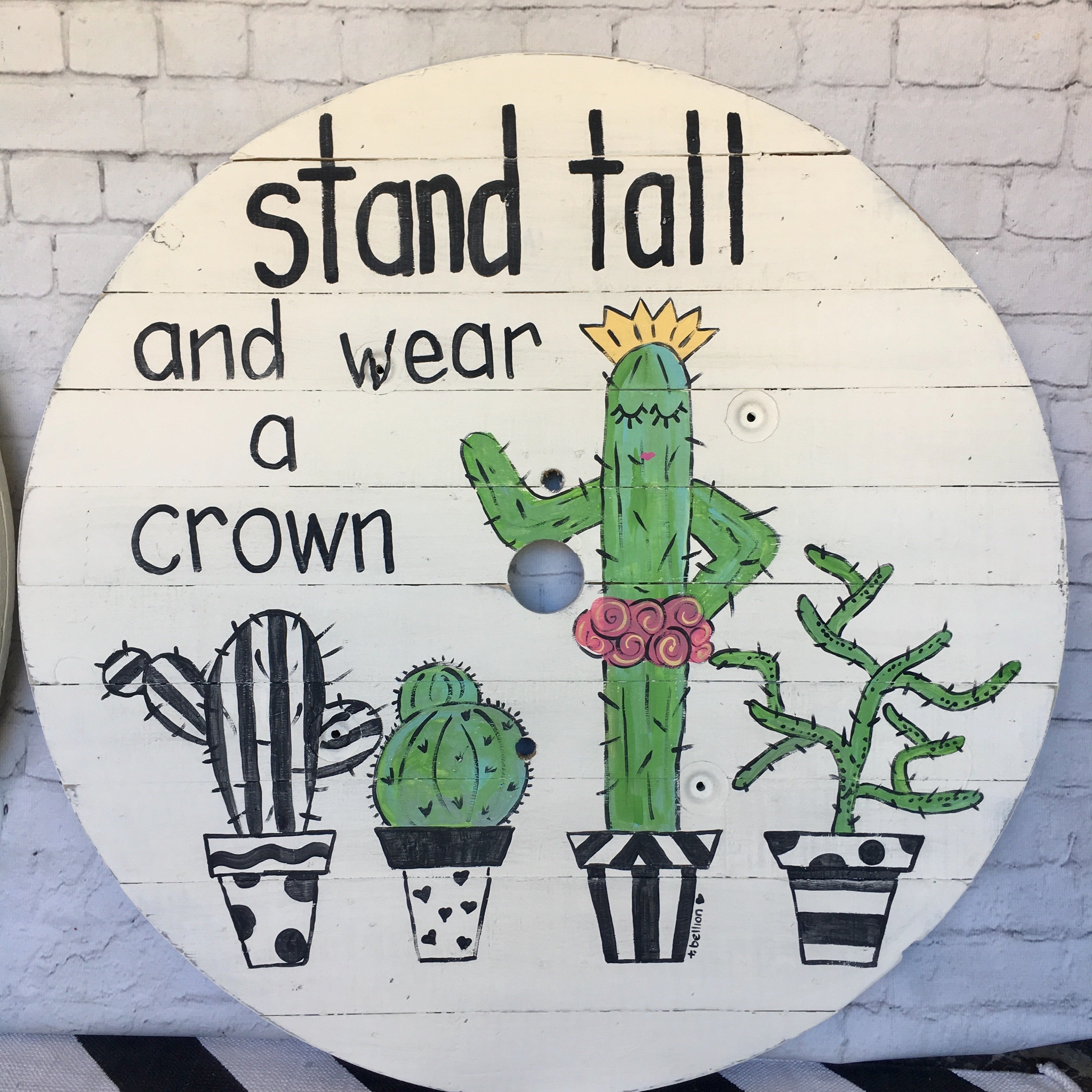 Custom Cable Spool Wall Art