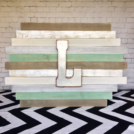 Staggered Plank Wall Art
