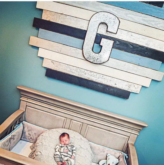 Staggered Plank Wall Art 00010