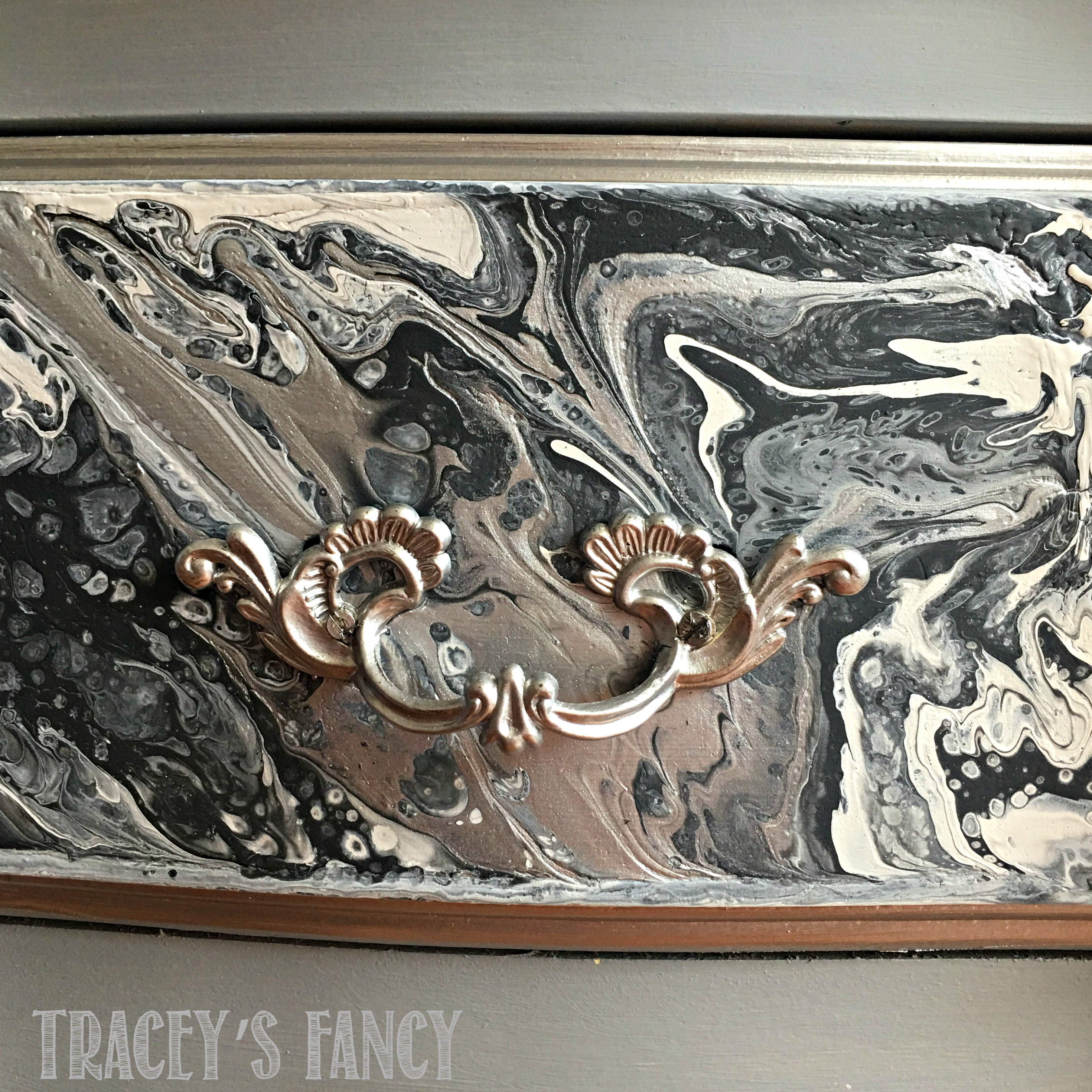 Easy Color Pour on Furniture Tutorial