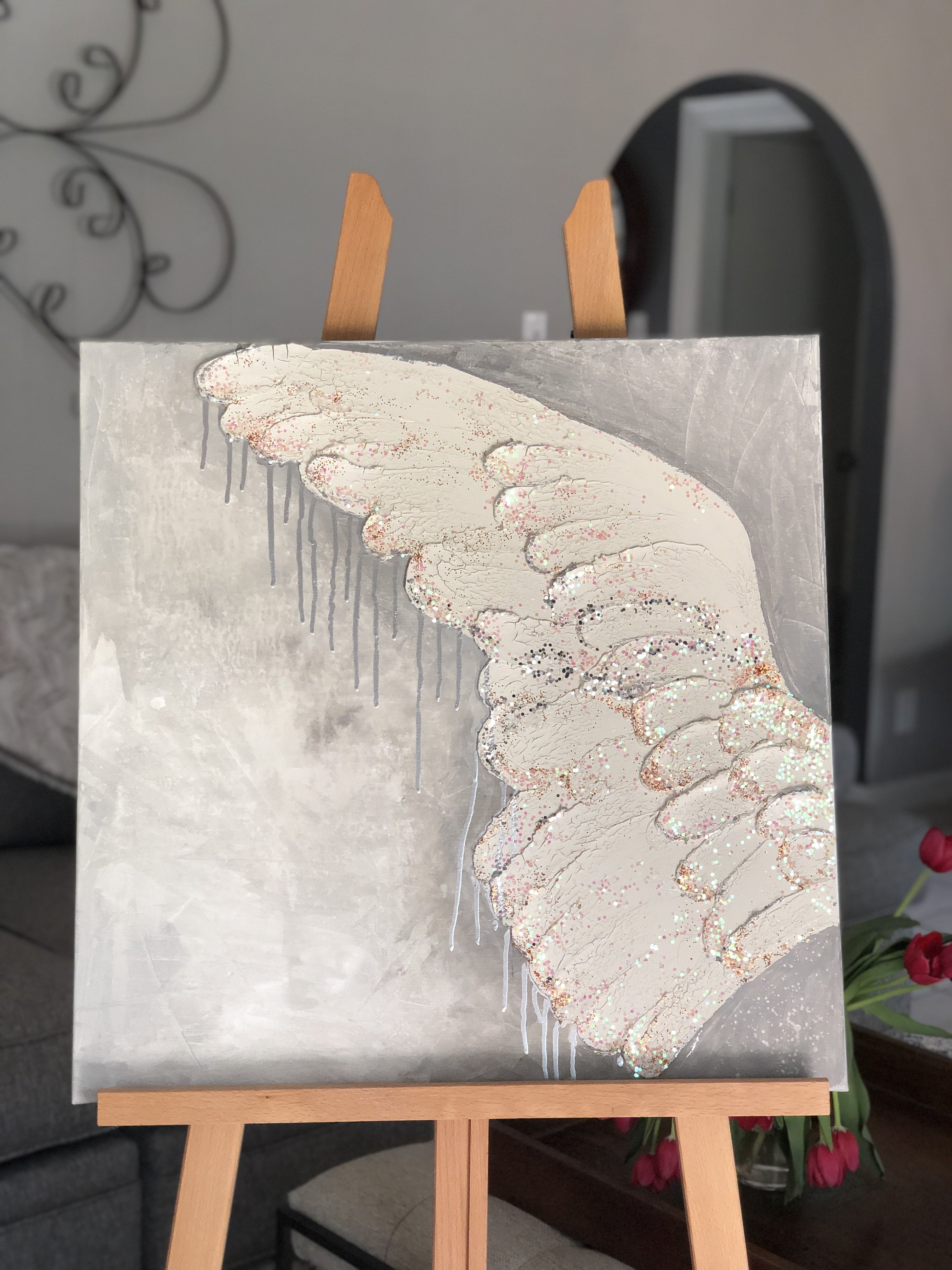 The Art of Hand-Painted Angel Wings