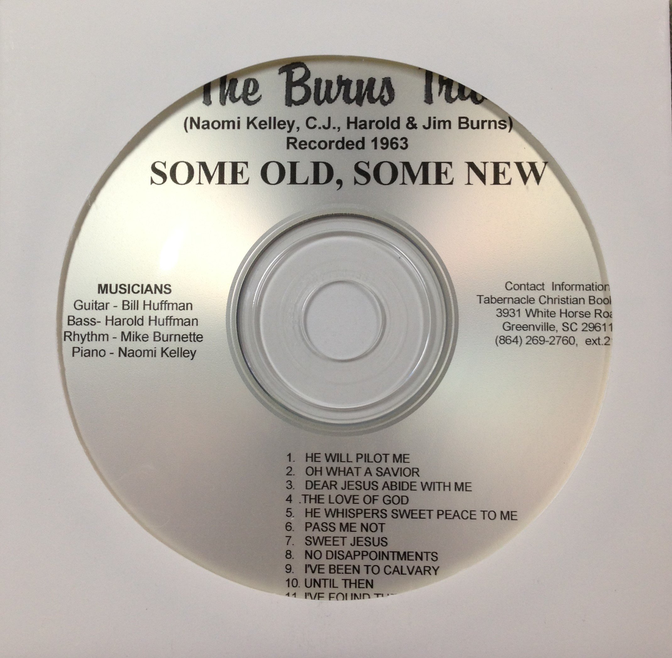 The Burns Trio: Some Old, Some New CD 00040
