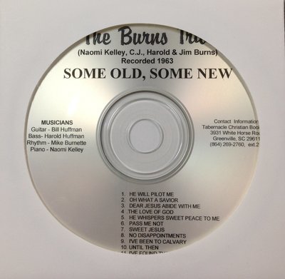 The Burns Trio:  Some Old, Some New  CD