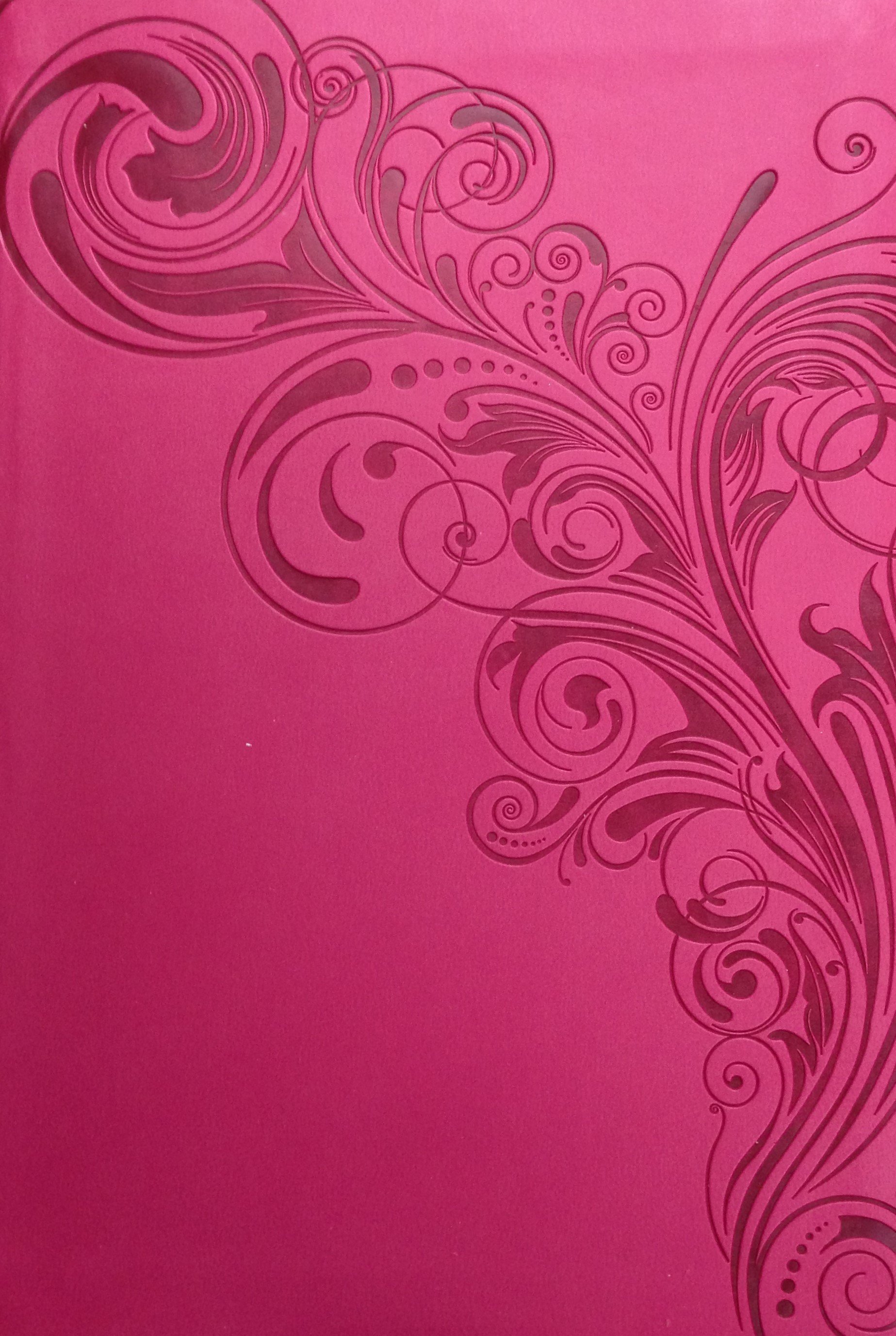 Deluxe Gift Bible KJV Pink Leather Touch 00044
