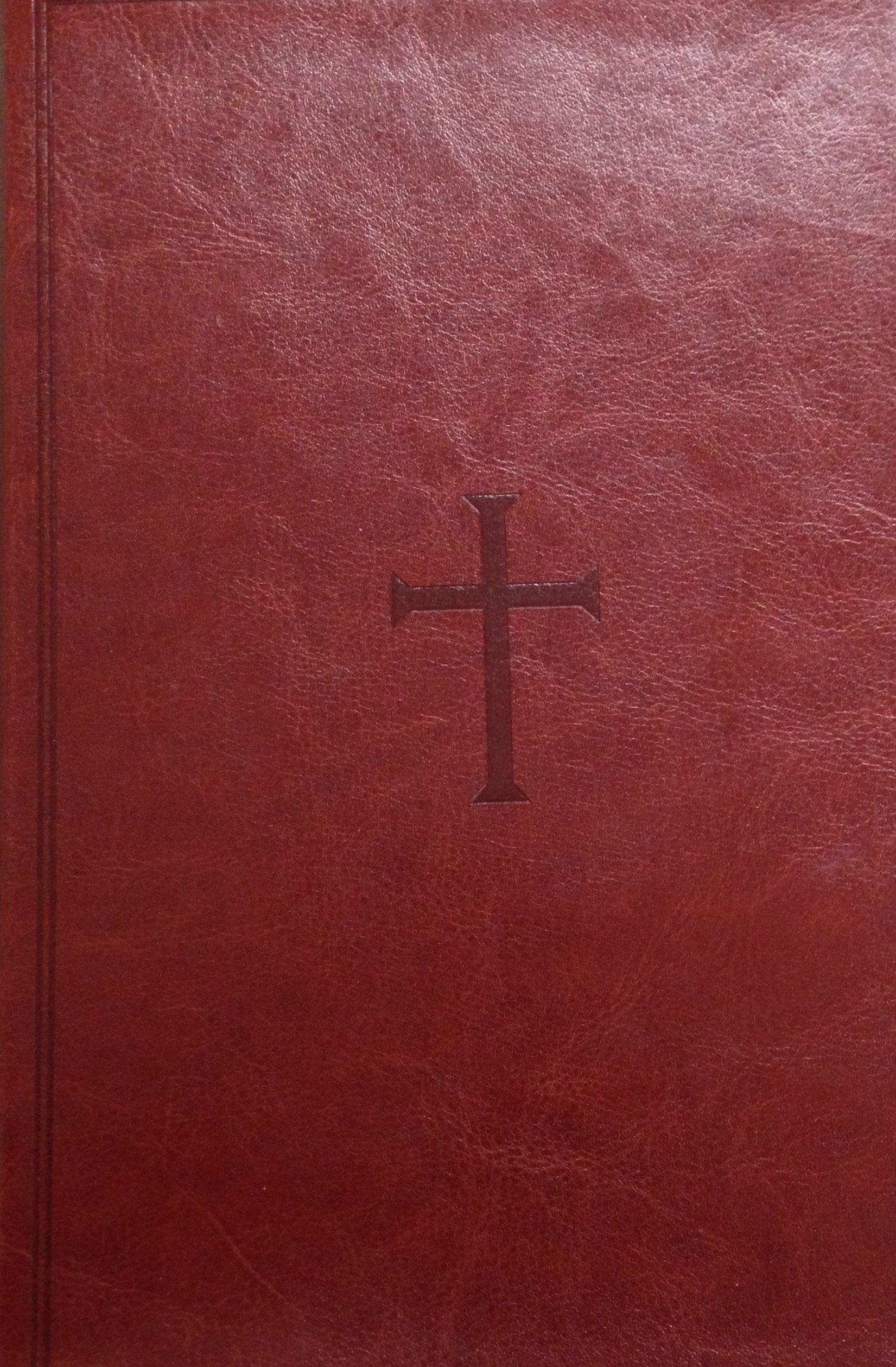 Giant Print Reference Bible KJV: Brown Leather Touch 00047