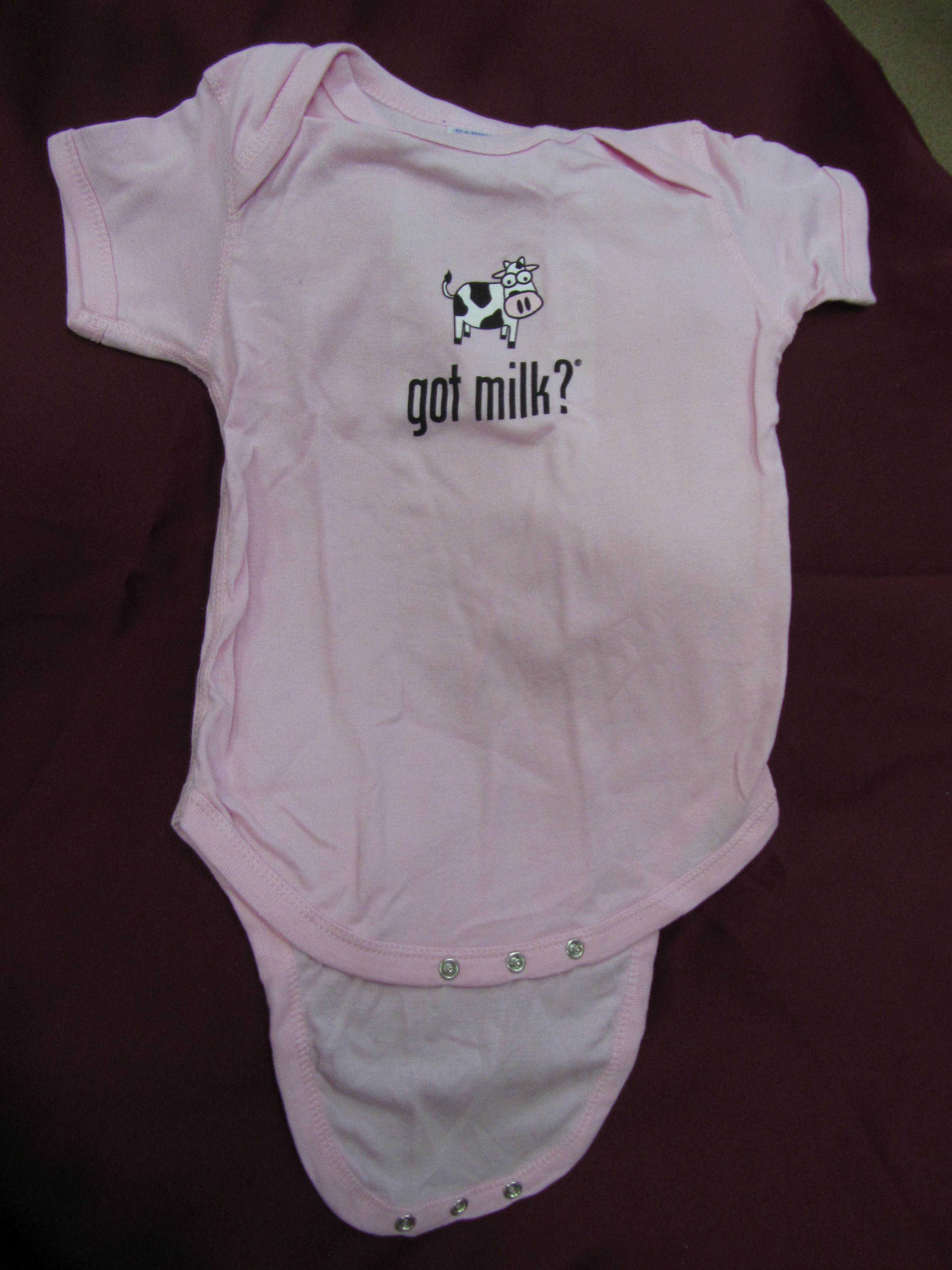 Got Milk? Pink Onesie GMPinkOnesie