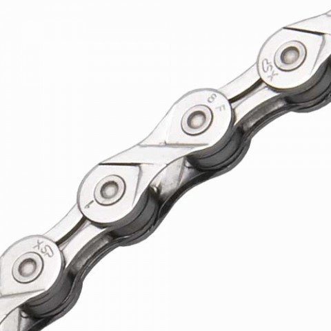 Cadena X9L "KMC" plata 42012