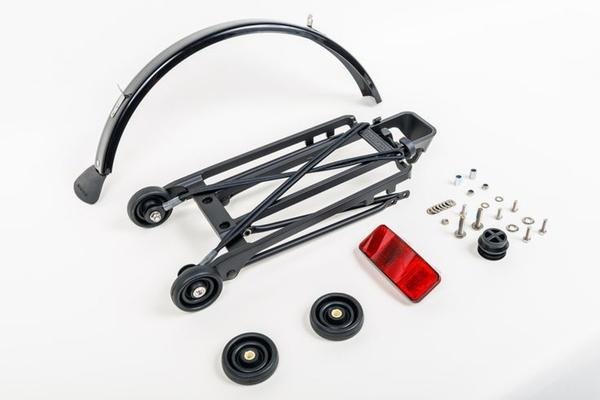 Brompton - Kit Portaequipajes completo con guardabarros negro 42035