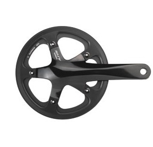 Juego de bielas alfine, 45t 170mm, negro 00008