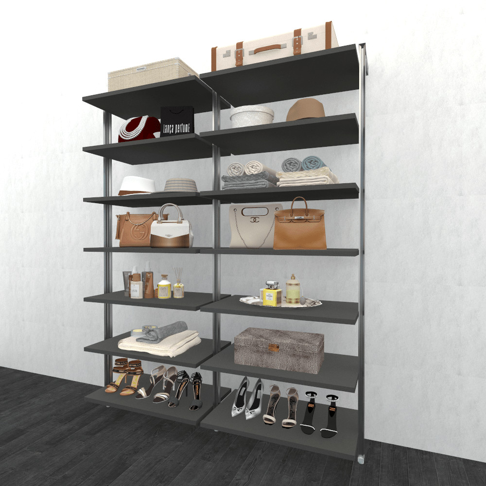 Elite Walk In Wardrobe Storage Solution 1820mm