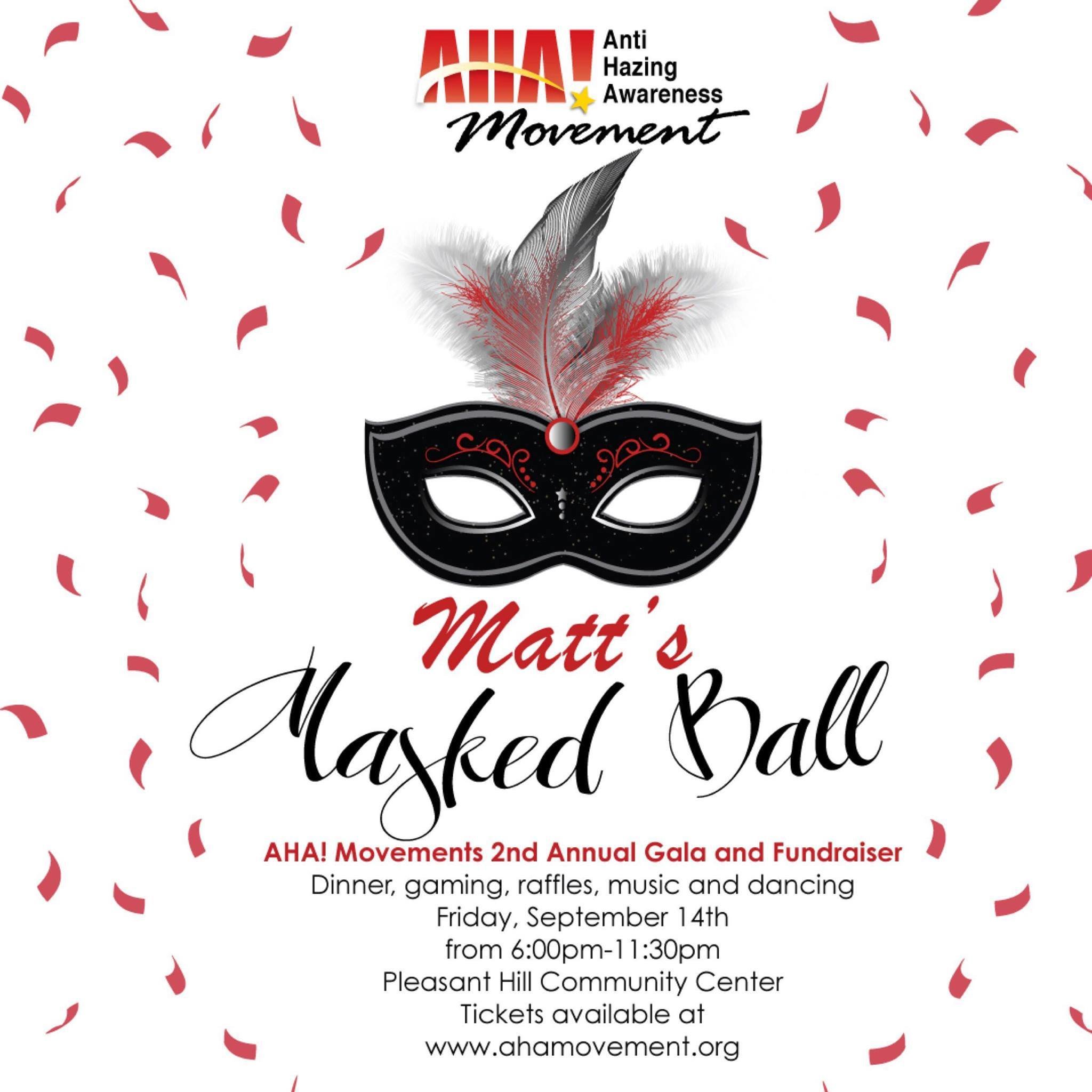 A Single Ticket - Matt's Masked Ball - September 14, 2018 00000