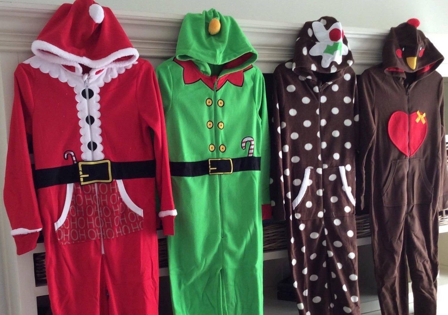 Kerst Onesie Kerstman Kostuums Goedkope Feestkleding Versieringen Feestartikelen Carnavalskostuums Feestartikelen4u Nl