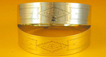 Arm Bands 1" Wide, Stamped, Regular Edges AB-10-1