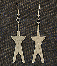 Earrings, Scissortails 1 piece, 2" ERST-1-2